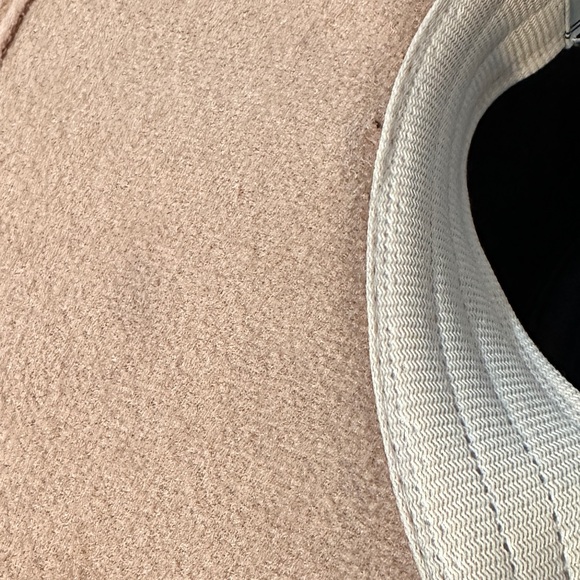 Guess Felt Hat Women’s Camel Tan Wide Brim Fedora Panama Braided Band - Picture 5 of 15